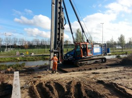 Fiets- en voetgangersbruggen Voorveldselaan te Utrecht
