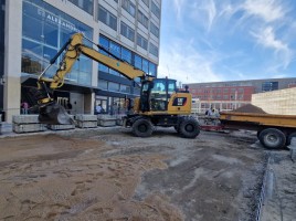 Prins Alexanderplein e.o. Riolerings- en verhardingswerkzaamheden te Rotterdam